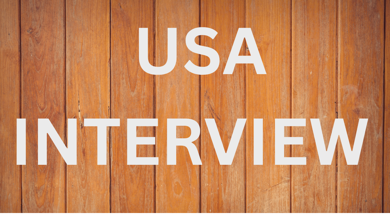 USA writing in wooden box